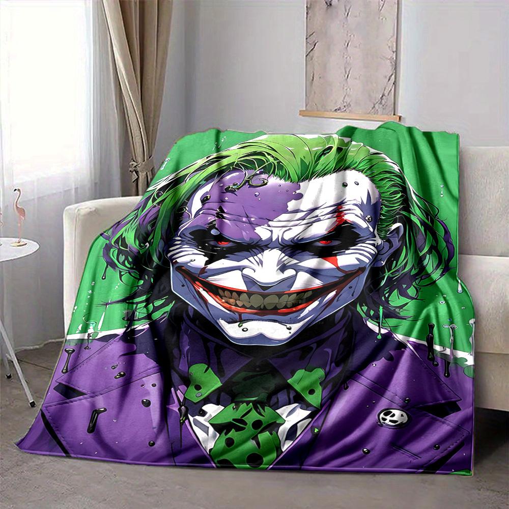 1pc Joker Clown Flannel Throw Blanket Lightweight Soft Warm All Season Blanket for Sofa, Bed, Travel, Camping L1024207 80x120cm
1pc Joker Clown Flannel Throw Blanket Lightweight Soft Warm All Season Blanket for Sofa, Bed, Travel, Camping L1024207 80x120cm