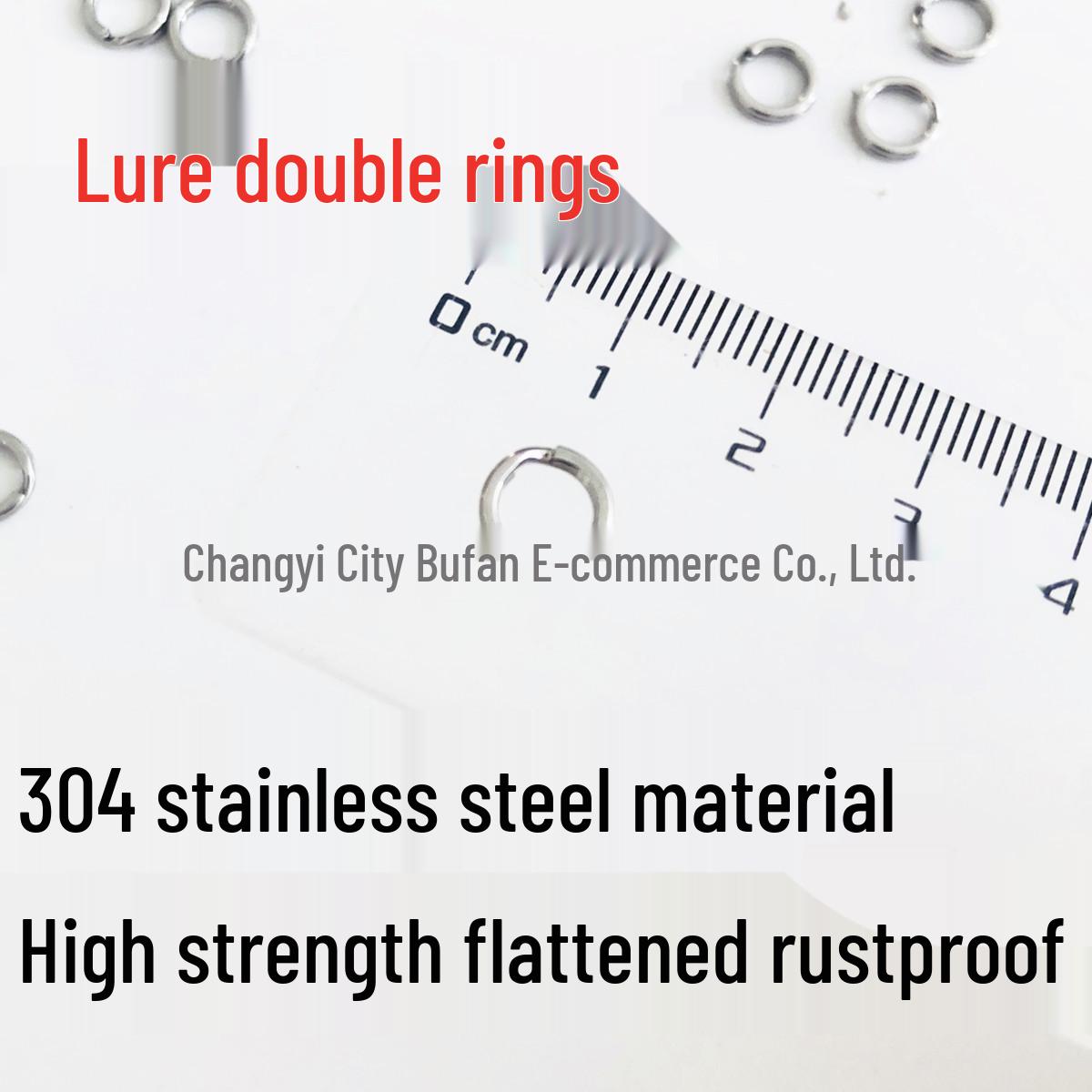 High-Strength Rustproof 304 Stainless Steel Double Split Ring for Lures Size 0 (100 pcs)
High-Strength Rustproof 304 Stainless Steel Double Split Ring for Lures Size 0 (100 pcs)