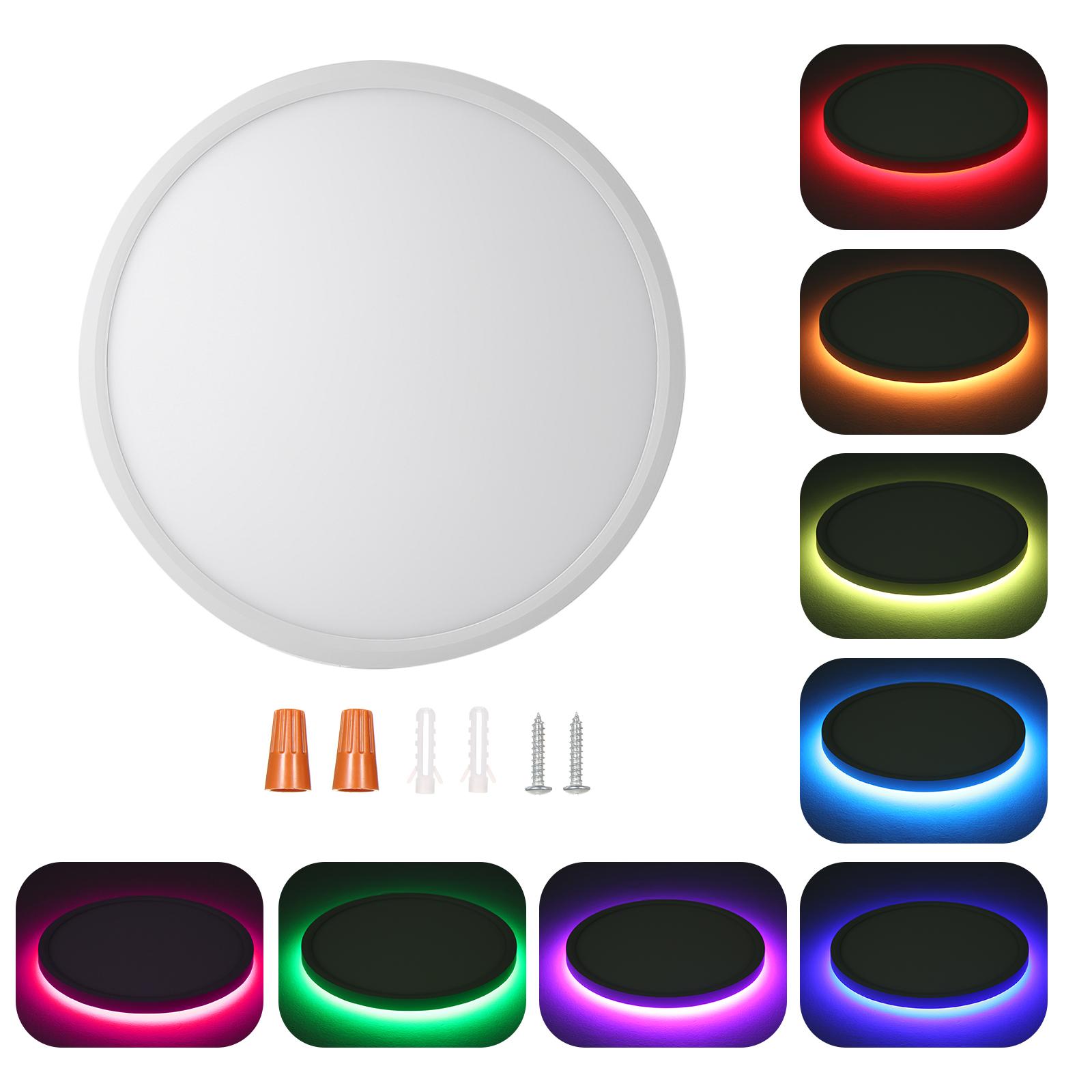 AC110-277V, 24 Вт, 12 дюймов, светодиоды RGB+CCT, потолочный светильник с беспроводной поддержкой и двойным BT
AC110-277V, 24 Вт, 12 дюймов, светодиоды RGB+CCT, потолочный светильник с беспроводной поддержкой и двойным BT