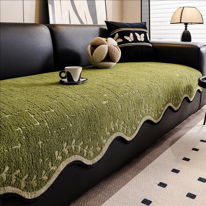 Premium Leather Sofa Cushion Autumn And Winter Plush New Four-Season Universal Fixed Non-Slip Straight Row Seat Cushion Cover 90*70cm
Premium Leather Sofa Cushion Autumn And Winter Plush New Four-Season Universal Fixed Non-Slip Straight Row Seat Cushion Cover 90*70cm