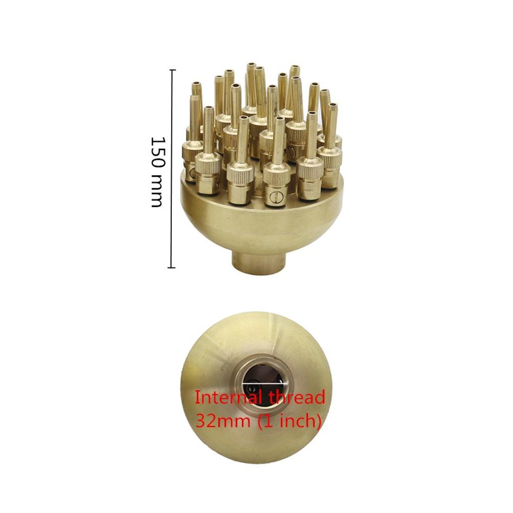 1Pc 1 1.5 Brass Adjustable Three-layer Flower Fountain Spray Head Center Straight Scattering Sprinklers Landscape Fountains
1Pc 1 1.5 Brass Adjustable Three-layer Flower Fountain Spray Head Center Straight Scattering Sprinklers Landscape Fountains