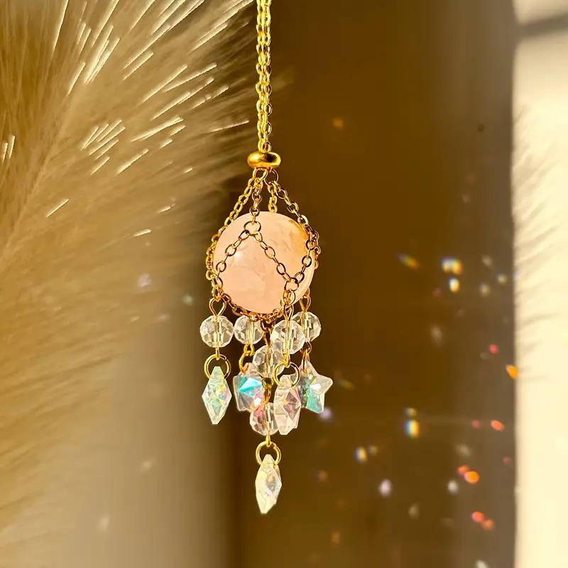 New Natural Stone Crystal Woven Sun Catcher Grabber Hanging Window Garden Home Car Hanging Decoration 1PCS фіолетовий
New Natural Stone Crystal Woven Sun Catcher Grabber Hanging Window Garden Home Car Hanging Decoration 1PCS фіолетовий