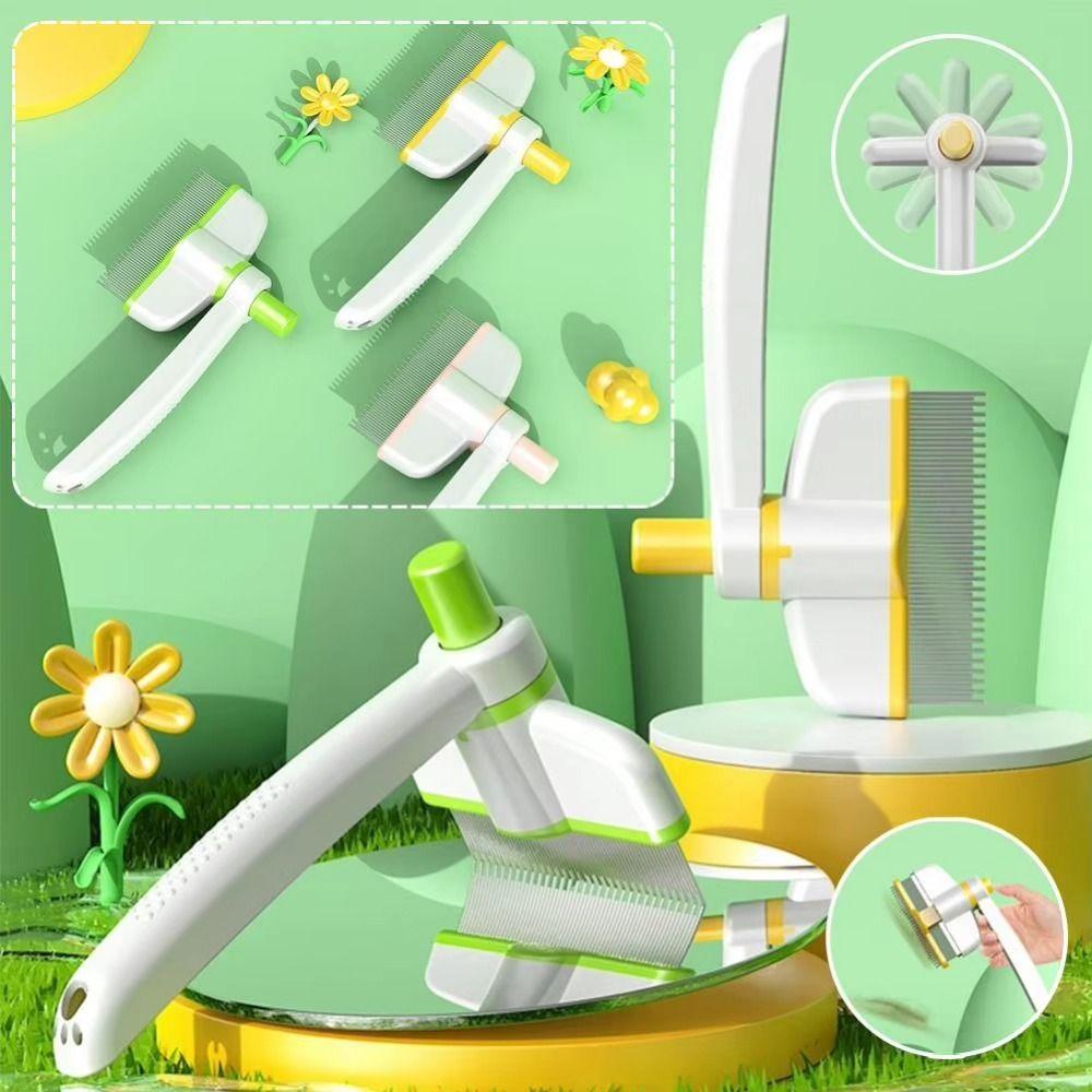 Release Button Dog Grooming Brush Flat Pin Comb Cat Dematting Comb Pet Shedding Tool Bath жовтий
Release Button Dog Grooming Brush Flat Pin Comb Cat Dematting Comb Pet Shedding Tool Bath жовтий