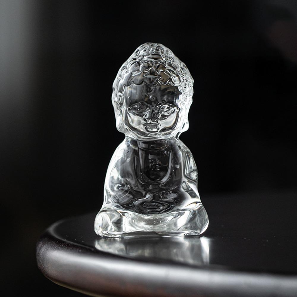 Cute Handmade Buddha Glass Ornaments Unique Glass Material Tea Table Decor Small Size Spiritual Zen Monk Sculpture Office Desk прозрачный
Cute Handmade Buddha Glass Ornaments Unique Glass Material Tea Table Decor Small Size Spiritual Zen Monk Sculpture Office Desk прозрачный