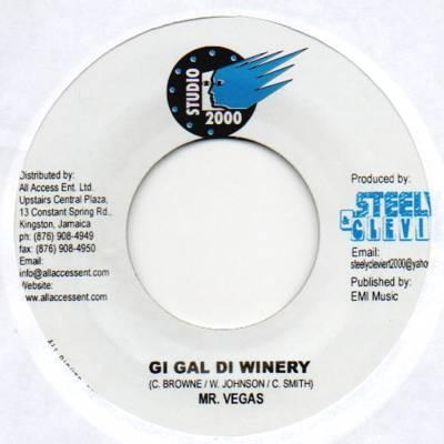7inch Record MR. VEGAS / POWERMAN - Gi Gal Di Winery / Big Bumper NONE Studio 2000 2005 Jamaica Reggae, Ska & Dub Used
7inch Record MR. VEGAS / POWERMAN - Gi Gal Di Winery / Big Bumper NONE Studio 2000 2005 Jamaica Reggae, Ska & Dub Used