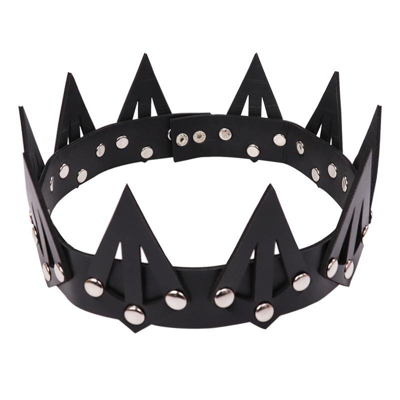 Hallooween Black Queen Crown Headwear Cosplay Sexy Leather Headpiece Carnival Dress Up Party Costume Props
Hallooween Black Queen Crown Headwear Cosplay Sexy Leather Headpiece Carnival Dress Up Party Costume Props