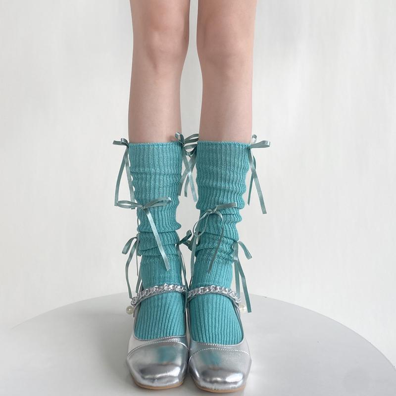 Ballet Style Multi Bowknot Women s Socks Fashion Cotton Elastic High Tube Female Sock Sweet Lolita Bow Calf Socks Solid Colors One Size
Ballet Style Multi Bowknot Women s Socks Fashion Cotton Elastic High Tube Female Sock Sweet Lolita Bow Calf Socks Solid Colors One Size