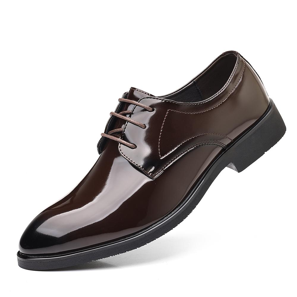 Men s pointed-toe lace-up casual shoes, comfortable and anti-slip formal business dress shoes, pointed-toe durable Oxford shoes 48 темно-коричневого кольору
Men s pointed-toe lace-up casual shoes, comfortable and anti-slip formal business dress shoes, pointed-toe durable Oxford shoes 48 темно-коричневого кольору