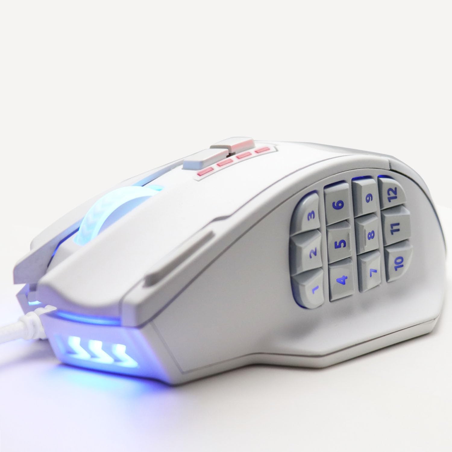 RED SAMURAI Gaming Mouse Wired Mouse 16400dpi 1000Hz 18 Program Buttons Side Buttons Weight Adjustment Stable Grip Backlight Customization Program білий
RED SAMURAI Gaming Mouse Wired Mouse 16400dpi 1000Hz 18 Program Buttons Side Buttons Weight Adjustment Stable Grip Backlight Customization Program білий