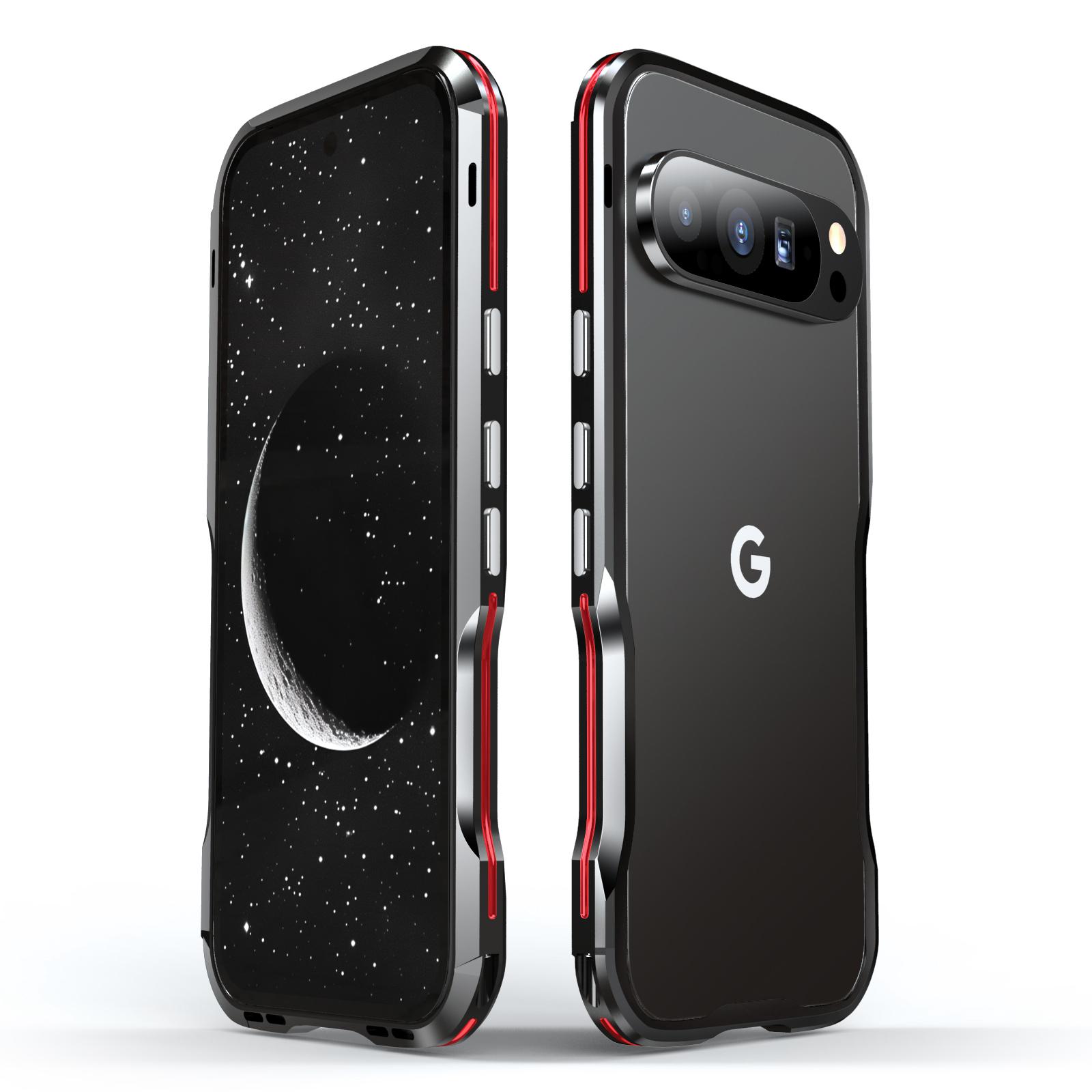 LUPHIE Чехол для Google Pixel 9/9 Pro Металлическая рамка-бампер Противоударная крышка для телефона Black/Red
LUPHIE Чехол для Google Pixel 9/9 Pro Металлическая рамка-бампер Противоударная крышка для телефона Black/Red