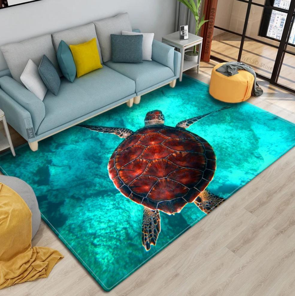 Area Rugs Floor Carpet Mat Sea Turtle Ocean Pattern Non Slip Print Floor Mat for Living Room Bedroom Kitchen Home Decor 40x60cm
Area Rugs Floor Carpet Mat Sea Turtle Ocean Pattern Non Slip Print Floor Mat for Living Room Bedroom Kitchen Home Decor 40x60cm