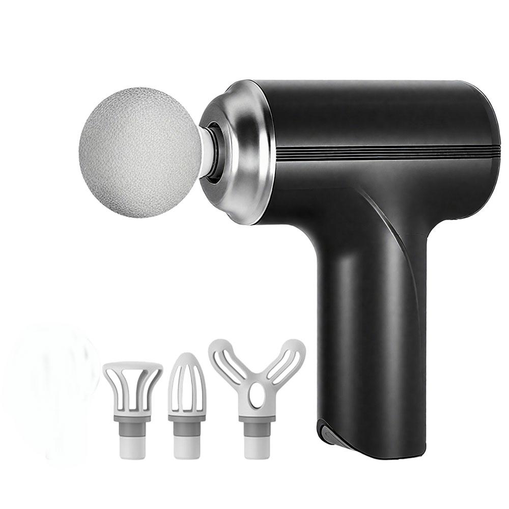 Portable Mini Fascia Massage Gun Wireless Shoulder Back Massager 6 Gear Vibration Waist Leg Body Massage Machine with 4 Heads чёрный
Portable Mini Fascia Massage Gun Wireless Shoulder Back Massager 6 Gear Vibration Waist Leg Body Massage Machine with 4 Heads чёрный