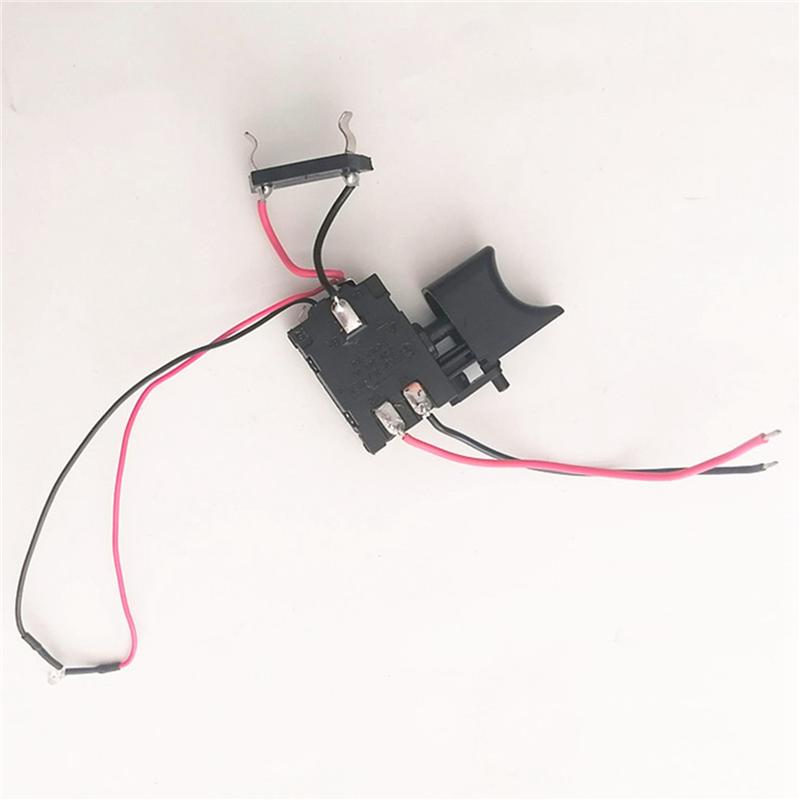 3X 7.2V- 24V Drill Speed Controller Drill Switch Lithium Battery Cordless Drill Speed Control Trigger Switch With Light-B61B чорний
3X 7.2V- 24V Drill Speed Controller Drill Switch Lithium Battery Cordless Drill Speed Control Trigger Switch With Light-B61B чорний