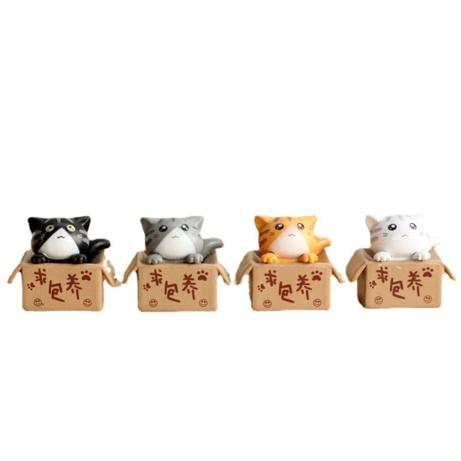 Miniature Cat Figurine Decorative Doll Small Plush Toy Micro Landscape Ornament Succulent Plant Decoration Home Office Desk Accessory One Size чёрный
Miniature Cat Figurine Decorative Doll Small Plush Toy Micro Landscape Ornament Succulent Plant Decoration Home Office Desk Accessory One Size чёрный