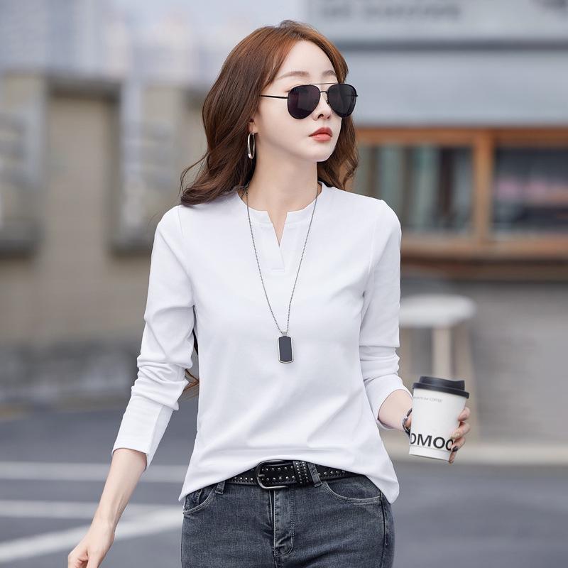 Women s Solid Color V-Neck Long-Sleeve T-Shirt: 2025 Spring Loose Fit Slimming Basic Casual Top M (50-55 kg)
Women s Solid Color V-Neck Long-Sleeve T-Shirt: 2025 Spring Loose Fit Slimming Basic Casual Top M (50-55 kg)