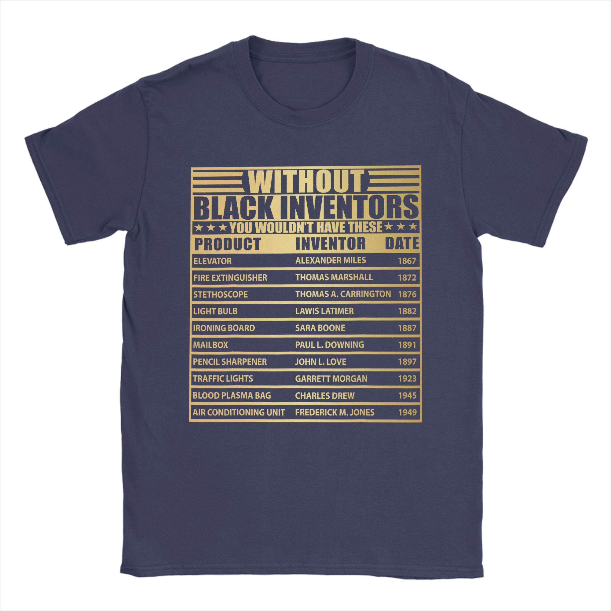 History Of Forgotten Black Inventors Black History Month TShirt Pure Cotton T Shirts For Couple Tee Shirt Short Sleeve Tops 4XL
History Of Forgotten Black Inventors Black History Month TShirt Pure Cotton T Shirts For Couple Tee Shirt Short Sleeve Tops 4XL