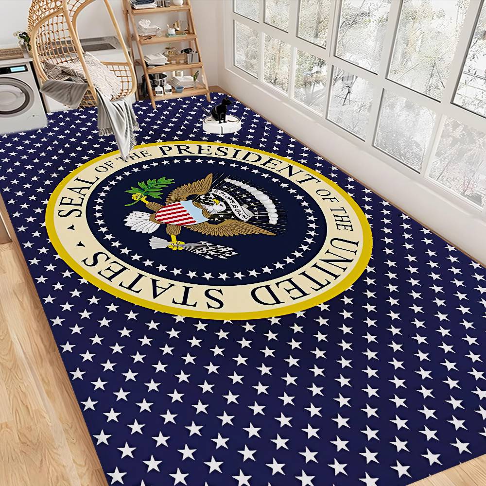 S-Seal Of The P-President Floor Carpet Kids Room Bedroom Decoration Balcony Anti-Slip Doormat Living Room Hotel Decor Mat 50x80cm
S-Seal Of The P-President Floor Carpet Kids Room Bedroom Decoration Balcony Anti-Slip Doormat Living Room Hotel Decor Mat 50x80cm