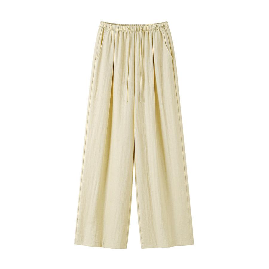 Qooth Linen-Cotton Pants Wide Leg Straight Trousers Breathable Summer Style QT2836 L жовтий
Qooth Linen-Cotton Pants Wide Leg Straight Trousers Breathable Summer Style QT2836 L жовтий