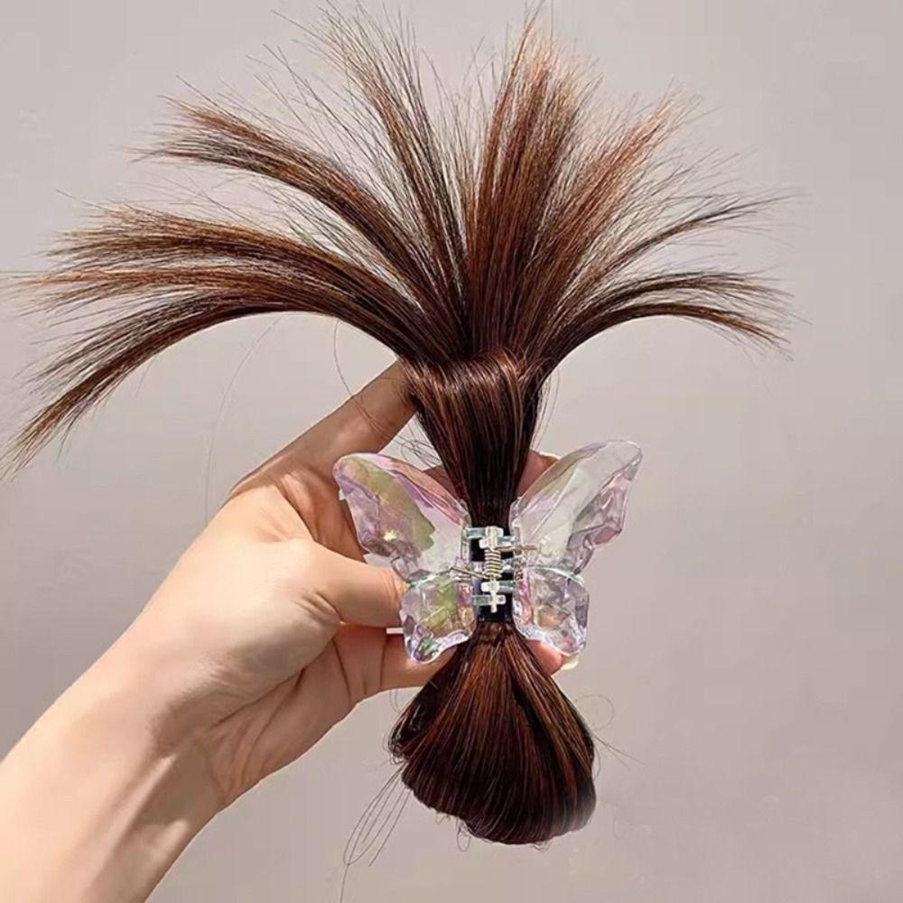 Handmade Fake Hair Clip Woman Grab Hair Clip Volume Clamping and Contracting Natural black
Handmade Fake Hair Clip Woman Grab Hair Clip Volume Clamping and Contracting Natural black