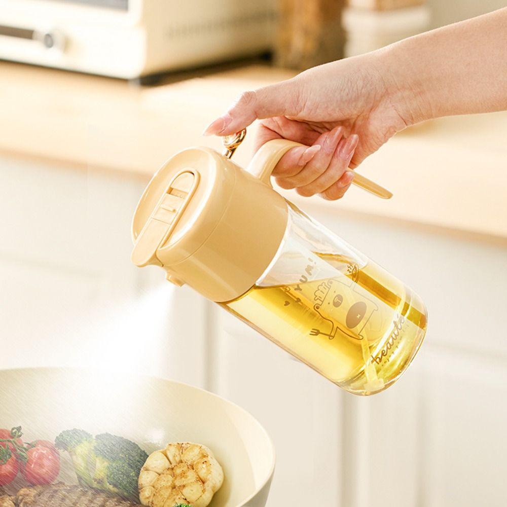 Spraying/ Pouring Integrated Glass Oil Pot 550ml Spraying Oil Bottle Kitchen Tool білий
Spraying/ Pouring Integrated Glass Oil Pot 550ml Spraying Oil Bottle Kitchen Tool білий