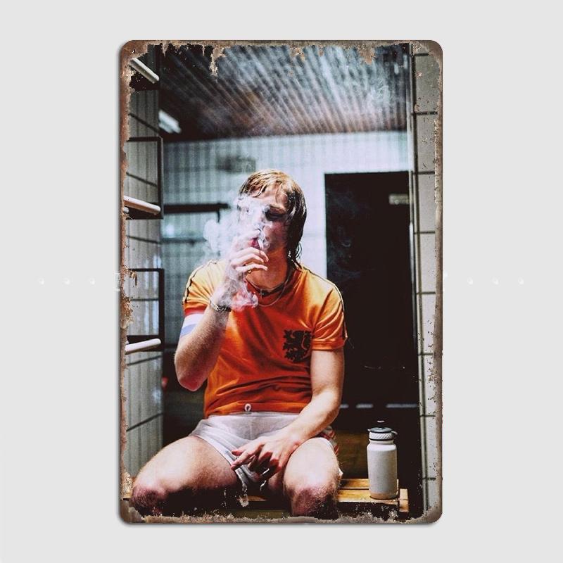 Johan Cruyff Dressing Room Cigarette Poster Metal Tin Sign Truck Indoor and Outdoor Home Bar Coffee Kitchen Wall Decoration 20x30cm(7.8x11.8inch)
Johan Cruyff Dressing Room Cigarette Poster Metal Tin Sign Truck Indoor and Outdoor Home Bar Coffee Kitchen Wall Decoration 20x30cm(7.8x11.8inch)