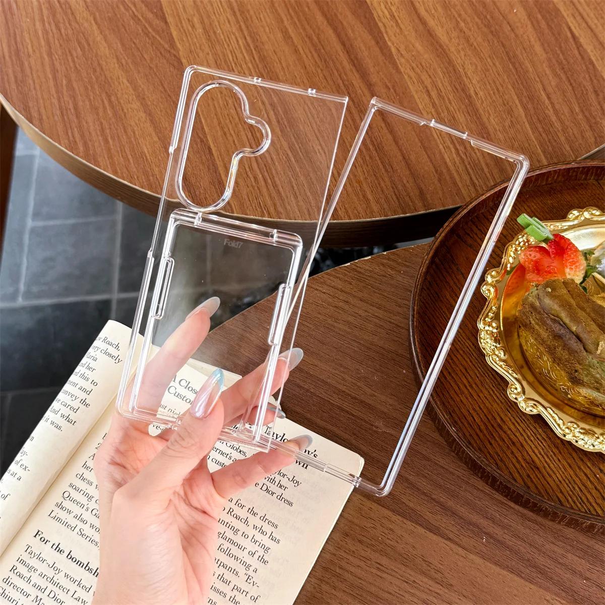 Чехол-книжка для Samsung Galaxy Z Fold 6 5 7 с держателем для карт и подставкой, роскошный складной кронштейн, прозрачная матовая крышка Galaxy Z Fold7 чистый
Чехол-книжка для Samsung Galaxy Z Fold 6 5 7 с держателем для карт и подставкой, роскошный складной кронштейн, прозрачная матовая крышка Galaxy Z Fold7 чистый