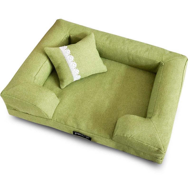 Removable Washable Pet Sofa Dog Bed Soft Fabric Dog Nest Sponge Pet Bed Kennel Comfortable Sleeping Bed for Large Dogs Cats зелёный
Removable Washable Pet Sofa Dog Bed Soft Fabric Dog Nest Sponge Pet Bed Kennel Comfortable Sleeping Bed for Large Dogs Cats зелёный