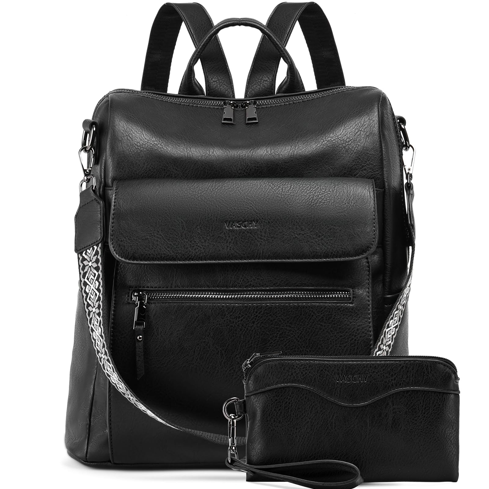 VASCHY Backpack for Large Capacity PU Leather Water Mini Guitar Shoulder Strap Black Women, Backpack, Repellent, 3-Way, Mother s Backpack, School, чорний
VASCHY Backpack for Large Capacity PU Leather Water Mini Guitar Shoulder Strap Black Women, Backpack, Repellent, 3-Way, Mother s Backpack, School, чорний