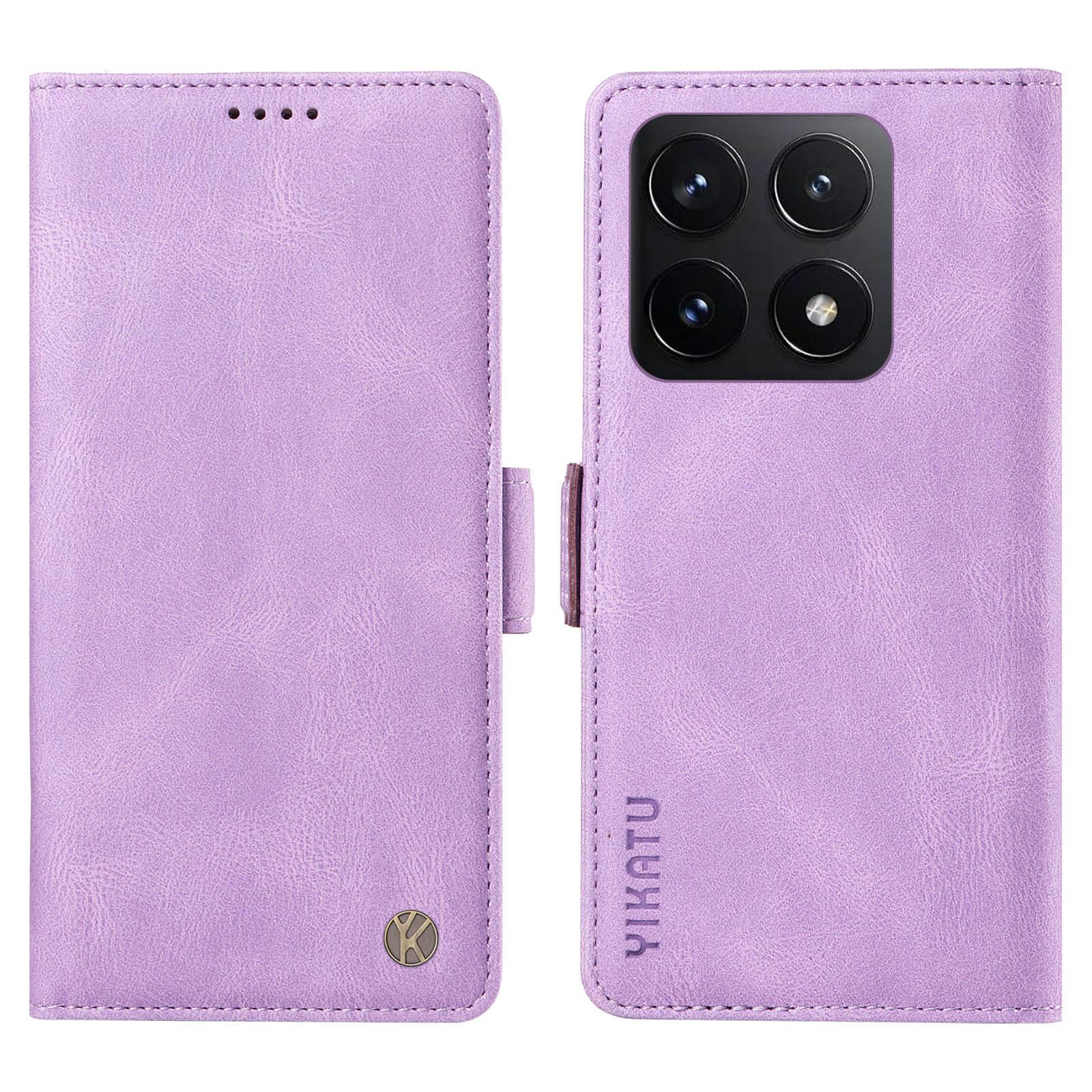 Для Xiaomi 14T Чохол PU Шкіра Гаманець Чохол для Телефону Шкіра Відчуття на Дотик Purple
Для Xiaomi 14T Чохол PU Шкіра Гаманець Чохол для Телефону Шкіра Відчуття на Дотик Purple