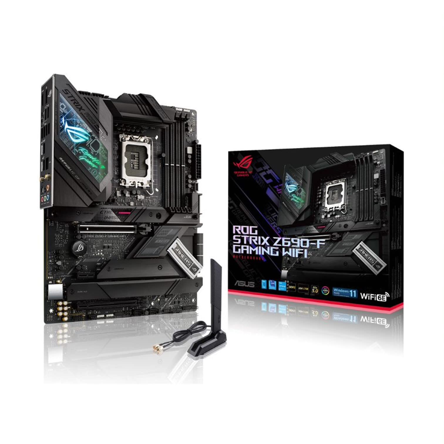 ASUS INTEL 12-го покоління CPU Compatible Z690 Chipset ATX Gaming STRIX GAMING WIFI Авторизований дистриб’ютор (LGA1700) Материнська плата/ROG Z690-F [Вітчизняна
ASUS INTEL 12-го покоління CPU Compatible Z690 Chipset ATX Gaming STRIX GAMING WIFI Авторизований дистриб’ютор (LGA1700) Материнська плата/ROG Z690-F [Вітчизняна