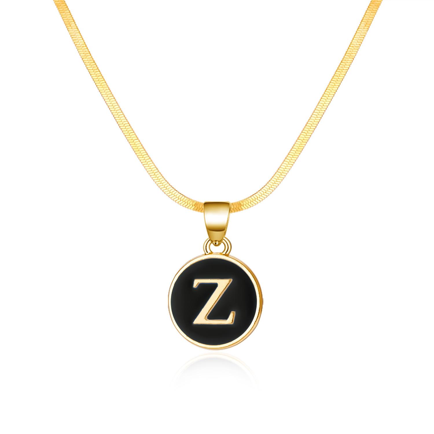 Hot Sale Letter Necklace, Letter DIY Round Brand Pendant Women s Snake Chain Necklace Collarbone Chain
Hot Sale Letter Necklace, Letter DIY Round Brand Pendant Women s Snake Chain Necklace Collarbone Chain