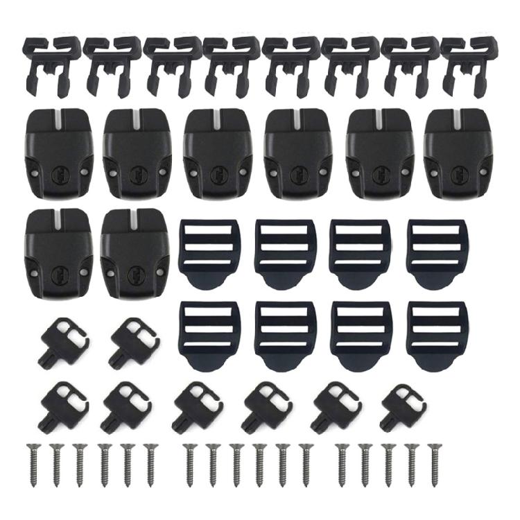 Spa Cover Lock Replacement Set With Reinforced Plastic Clasps Steel Hardware Adjustable Straps for Hot Tub Security 1
Spa Cover Lock Replacement Set With Reinforced Plastic Clasps Steel Hardware Adjustable Straps for Hot Tub Security 1