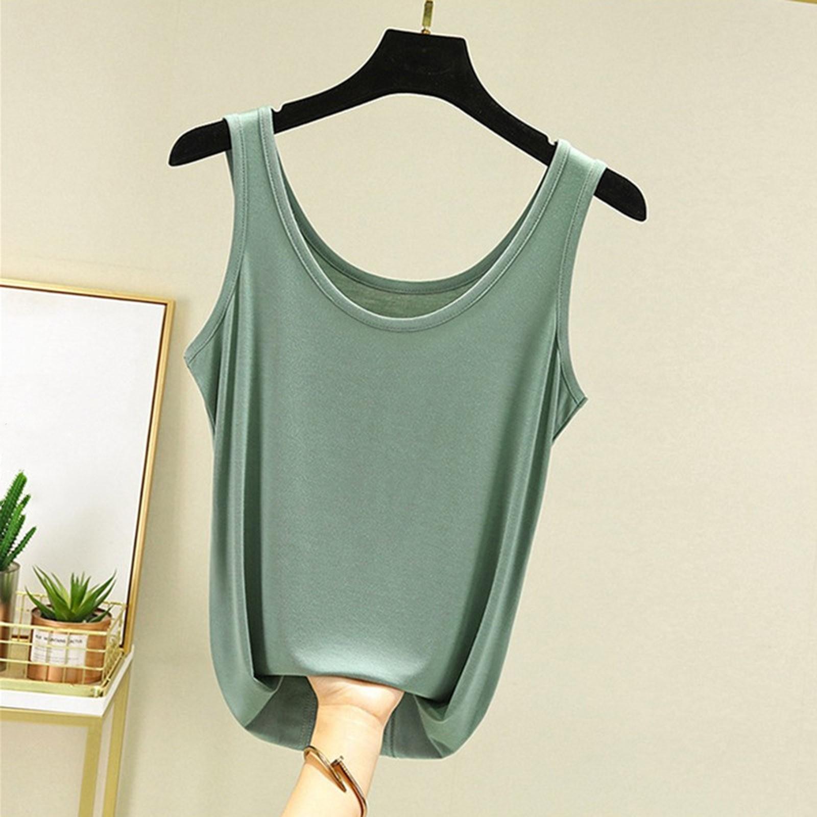 Жіночий однотонний жилет з U-подібним вирізом, вільний та зручний безрукавний топ на бретелях XL
Жіночий однотонний жилет з U-подібним вирізом, вільний та зручний безрукавний топ на бретелях XL