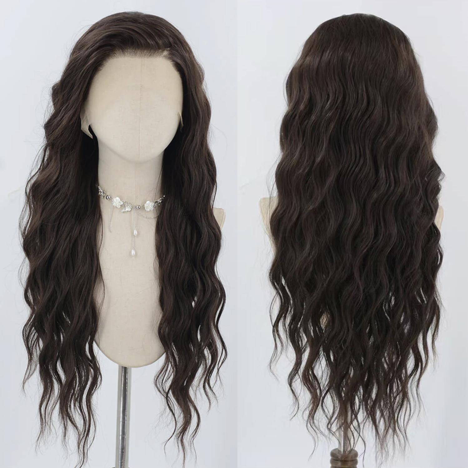 AIMEYA Dark Brown Long Deep Wave Wig 13x4 Lace Front Wig for Women Free Part Heat Resistant Synthetic Hair Daily Wear Cosplay (Dark Brown,18inches&Lace Front Wigs)
AIMEYA Dark Brown Long Deep Wave Wig 13x4 Lace Front Wig for Women Free Part Heat Resistant Synthetic Hair Daily Wear Cosplay (Dark Brown,18inches&Lace Front Wigs)