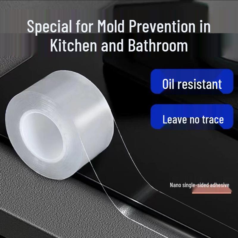 Strong High-Viscosity Residue-Free Nano Adhesive Tape for Bathroom and Kitchen 3cm x 5m, Transparent
Strong High-Viscosity Residue-Free Nano Adhesive Tape for Bathroom and Kitchen 3cm x 5m, Transparent