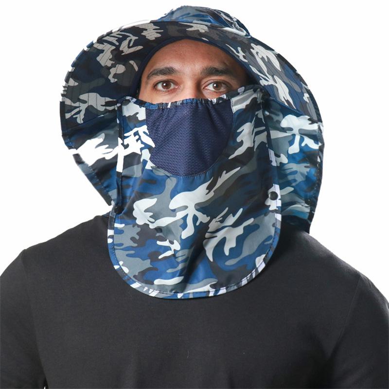 Men s and women s outdoor camouflage sunscreen cap neck protection mountaineering sun hat UV protection bucket hat shawl outdoor hat average size
Men s and women s outdoor camouflage sunscreen cap neck protection mountaineering sun hat UV protection bucket hat shawl outdoor hat average size