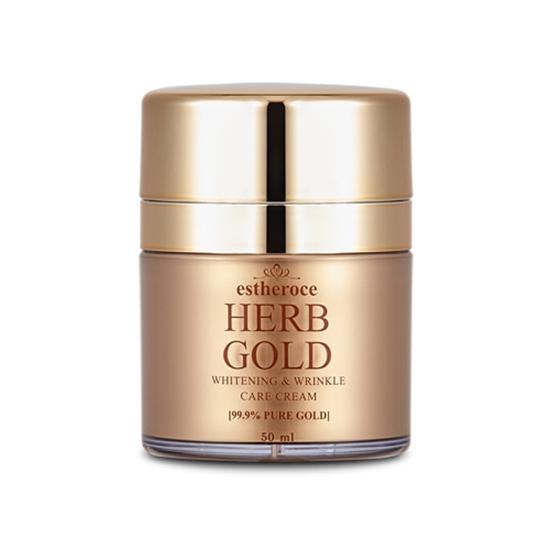 Estheroce Herb Gold Whitening & Wrinkle Care Cream 50ml - крем для отбеливания и ухода за морщинами
Estheroce Herb Gold Whitening & Wrinkle Care Cream 50ml - крем для отбеливания и ухода за морщинами