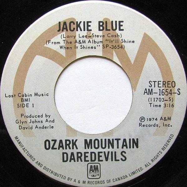 7inch Record OZARK MOUNTAIN DAREDEVILS - Jackie Blue / Better Days AM1654S A&M Records 1975 Canada Rock Used
7inch Record OZARK MOUNTAIN DAREDEVILS - Jackie Blue / Better Days AM1654S A&M Records 1975 Canada Rock Used