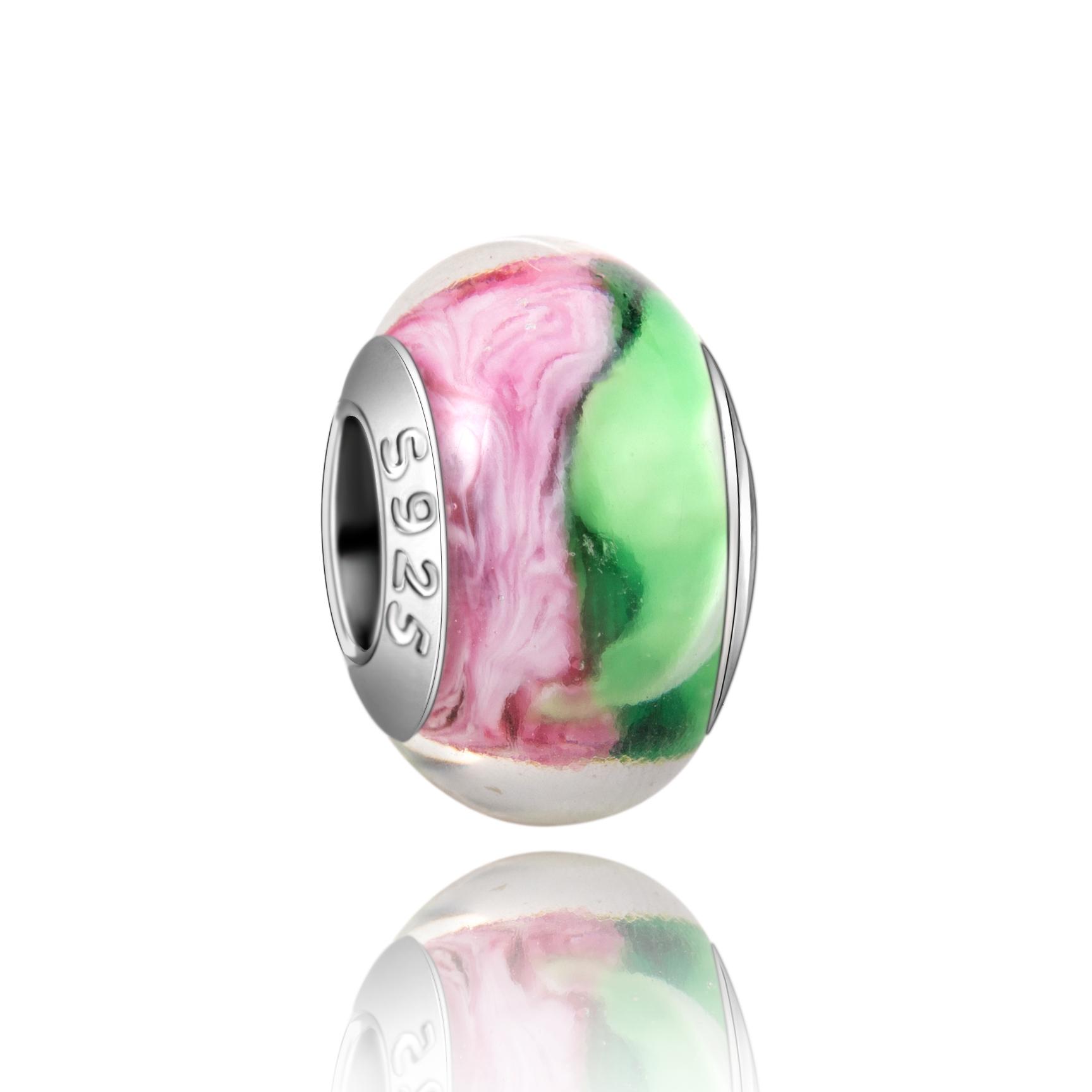 Colorful Floral Print Murano Glass Bead Charm 925 Silver Core Fit European Style Bracelet DIY Jewelry Craft Gift
Colorful Floral Print Murano Glass Bead Charm 925 Silver Core Fit European Style Bracelet DIY Jewelry Craft Gift