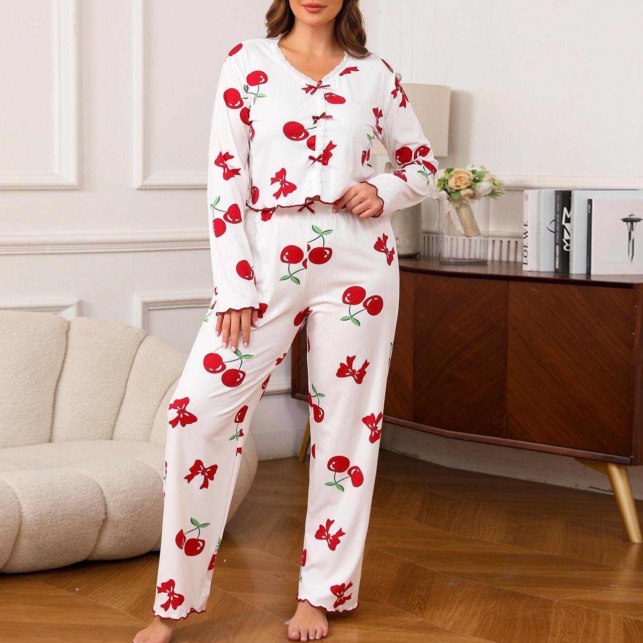 весна осень Женская пижама с длинным рукавом Топы и длинные брюки Пижама повседневная Комплект пижамы Домашняя одежда больших размеров Комплект из 2 предметов Одежда для сна 1XL
весна осень Женская пижама с длинным рукавом Топы и длинные брюки Пижама повседневная Комплект пижамы Домашняя одежда больших размеров Комплект из 2 предметов Одежда для сна 1XL