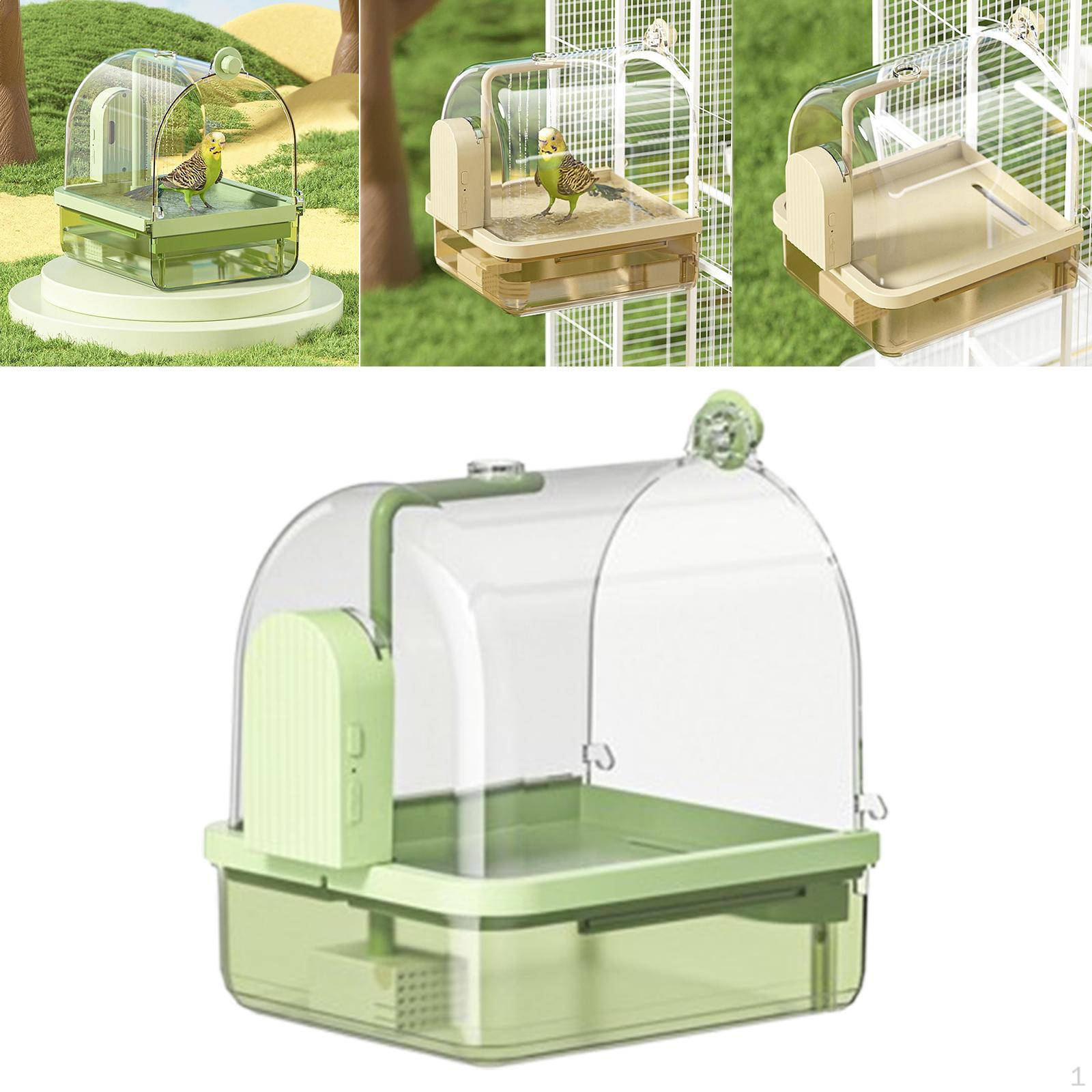 Автоматическая подвесная ванна для птиц для больших попугаев, душевая кабина для попугаев, канареек зелёный
Автоматическая подвесная ванна для птиц для больших попугаев, душевая кабина для попугаев, канареек зелёный