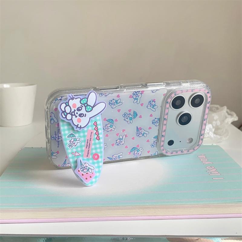 Pink Heart Umbrella Rabbit iPhone Case for Women: Compatible with iPhone 17, 16 Pro Max, 15, 14 Apple 17 Pro
Pink Heart Umbrella Rabbit iPhone Case for Women: Compatible with iPhone 17, 16 Pro Max, 15, 14 Apple 17 Pro