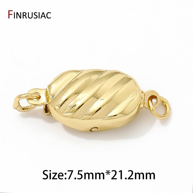 18K Gold Plated Brass Connector Buckle Ingot Clasps,Bayonet Clasps For DIY Jewelry Makings Findings,DIY Jewelry Accessories 1 piece
18K Gold Plated Brass Connector Buckle Ingot Clasps,Bayonet Clasps For DIY Jewelry Makings Findings,DIY Jewelry Accessories 1 piece