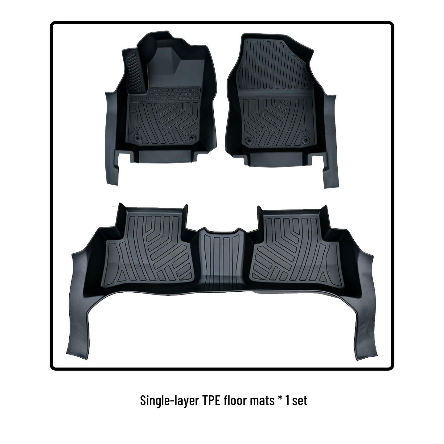 Yizhe CHR Car Floor Mats - Odorless, Eco-Friendly TPE Door Sill Protection
Yizhe CHR Car Floor Mats - Odorless, Eco-Friendly TPE Door Sill Protection