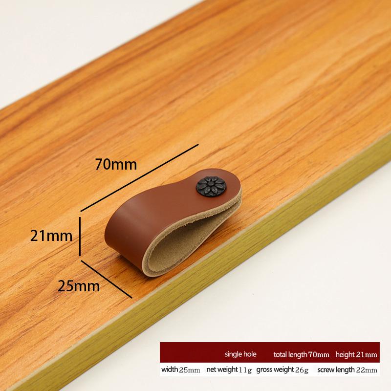 22mm Screw Leather Cabinet Pulls Anti-Collision Wardrobe Drawer Handles Pulls 6188 Black/Single Hole
22mm Screw Leather Cabinet Pulls Anti-Collision Wardrobe Drawer Handles Pulls 6188 Black/Single Hole