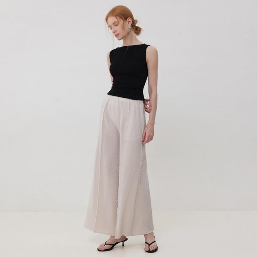 Flow Pleats Wide Banding Pants Plitz FREE/BLACK
Flow Pleats Wide Banding Pants Plitz FREE/BLACK