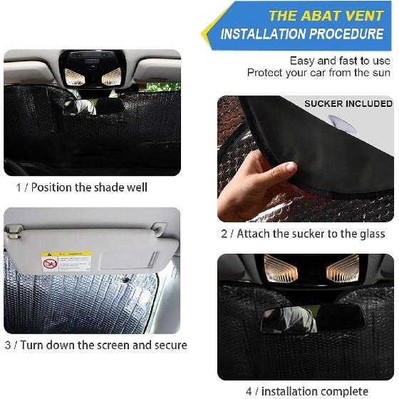 Foldable Car Visor Sunshade Front Window Auto Windshield Sun Shade-Keep Vehicle Cool-55x27.6In, Jaguar
Foldable Car Visor Sunshade Front Window Auto Windshield Sun Shade-Keep Vehicle Cool-55x27.6In, Jaguar