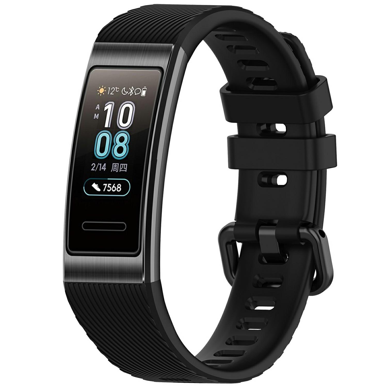 For Huawei Band 4 Pro TER-B29S/3 Pro Replacement Strap Adjustable Silicone Watch Band (Free Size) Black 
For Huawei Band 4 Pro TER-B29S/3 Pro Replacement Strap Adjustable Silicone Watch Band (Free Size) Black