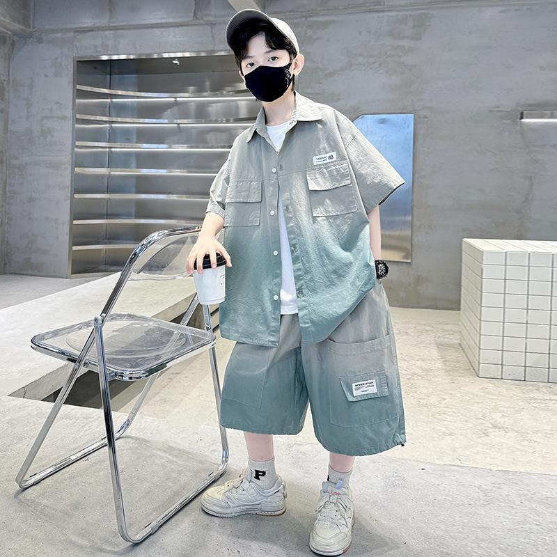 Trendy Boys 2025 Summer Short-Sleeve Shirt & Shorts Set - Cool & Stylish Two-Piece Outfit 170 cm сірий колір
Trendy Boys 2025 Summer Short-Sleeve Shirt & Shorts Set - Cool & Stylish Two-Piece Outfit 170 cm сірий колір