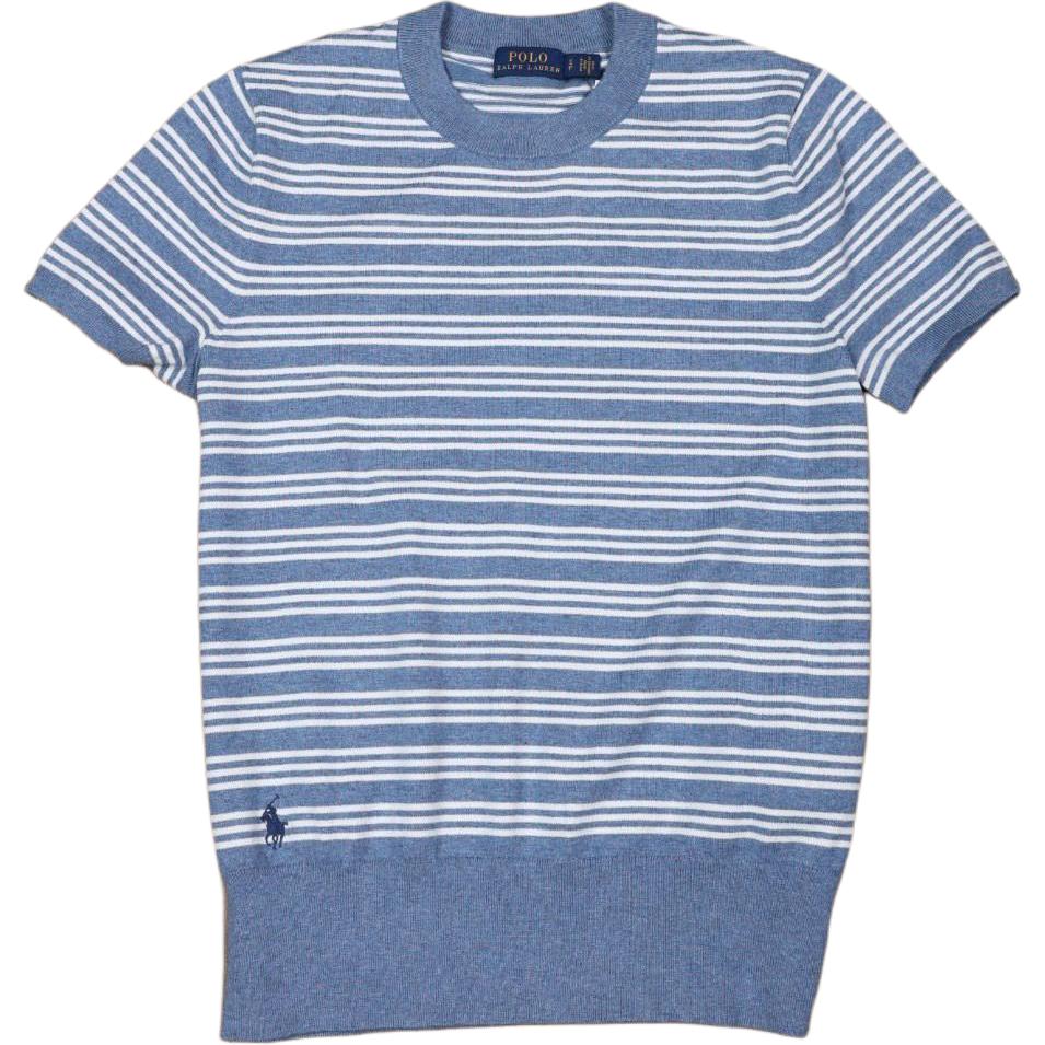 Polo Ralph Lauren Полосатая трикотажная футболка с коротким рукавом и круглым вырезом Женские топы Синий 211801541-001 XS
Polo Ralph Lauren Полосатая трикотажная футболка с коротким рукавом и круглым вырезом Женские топы Синий 211801541-001 XS